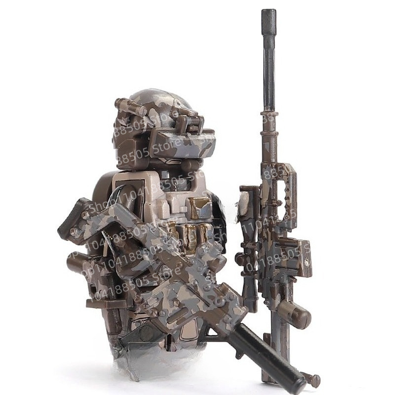 Model Kit Gunpla - MOC Third-party Special Forces Officers, Soldiers,