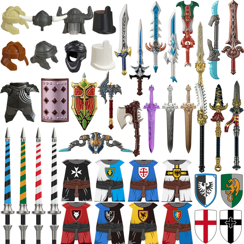 Model Kit Gunpla - Medieval Soldiers Knights Figure Accessories Building