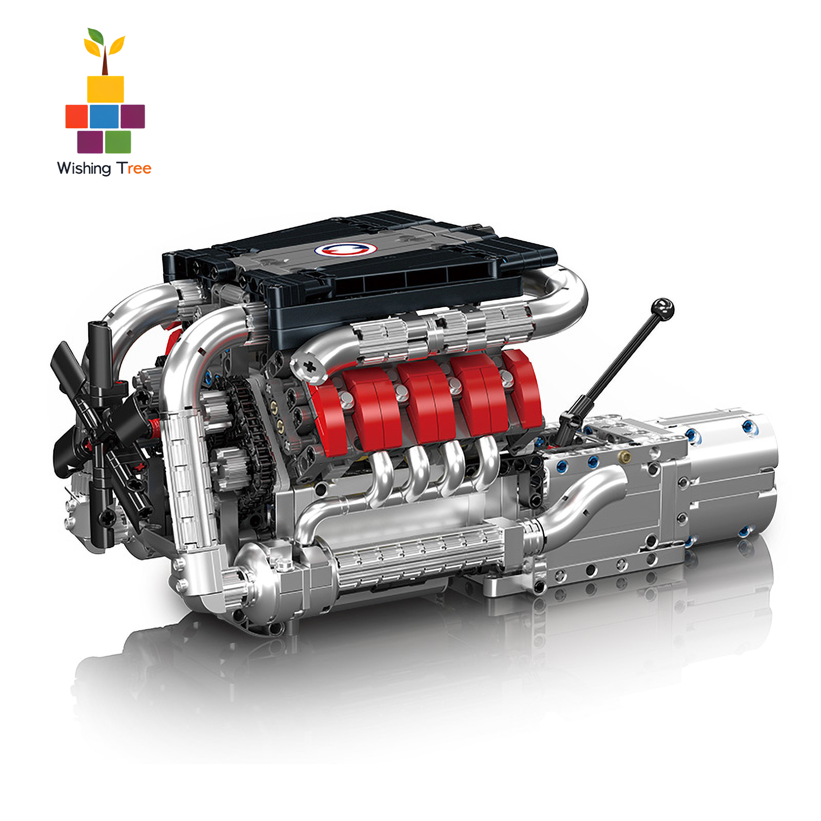 Model Kit V8 Engine - Mould King 10203 MB Merc V8