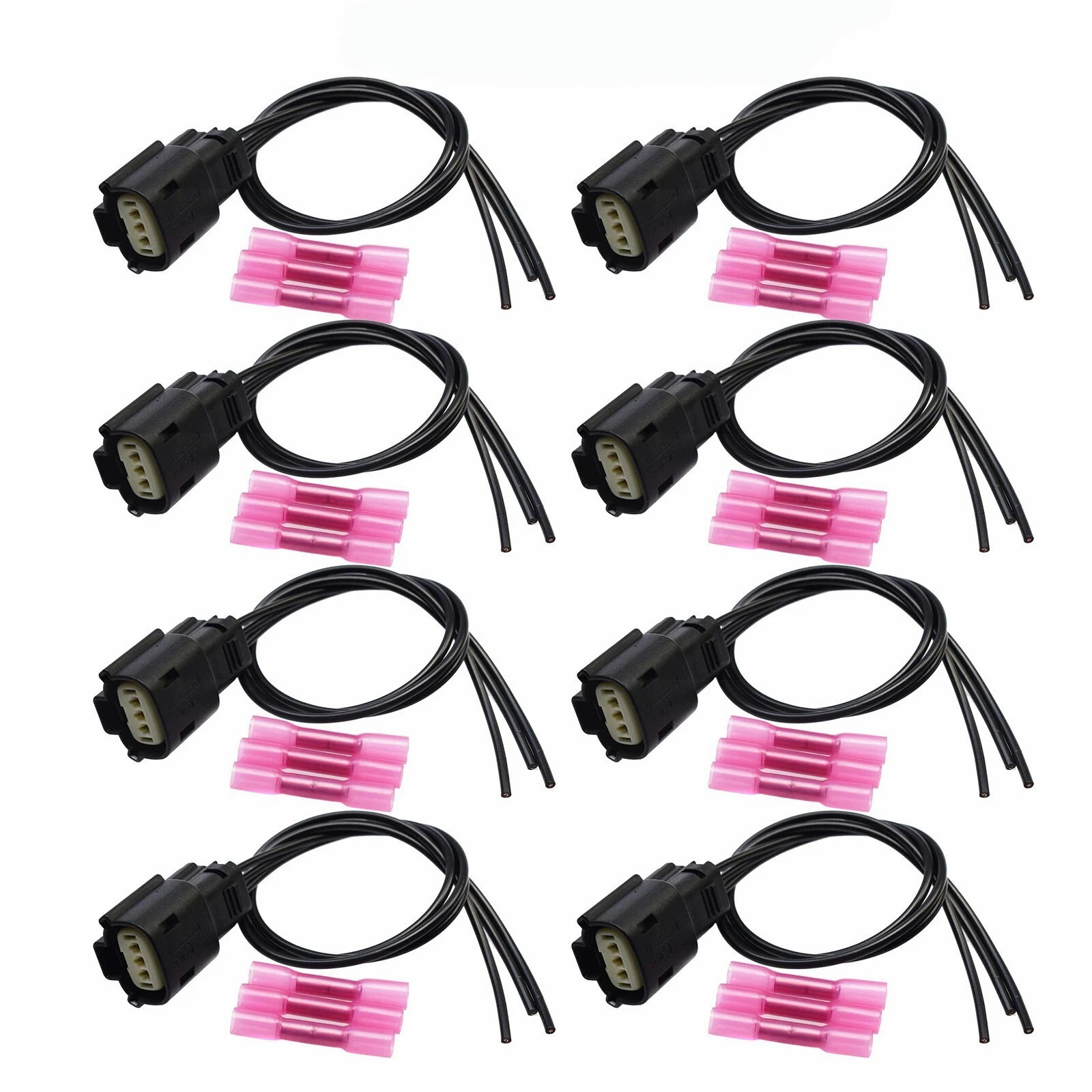 Model Kit V8 Engine - 8PCS Ignition Coil Connector Kit Cable
