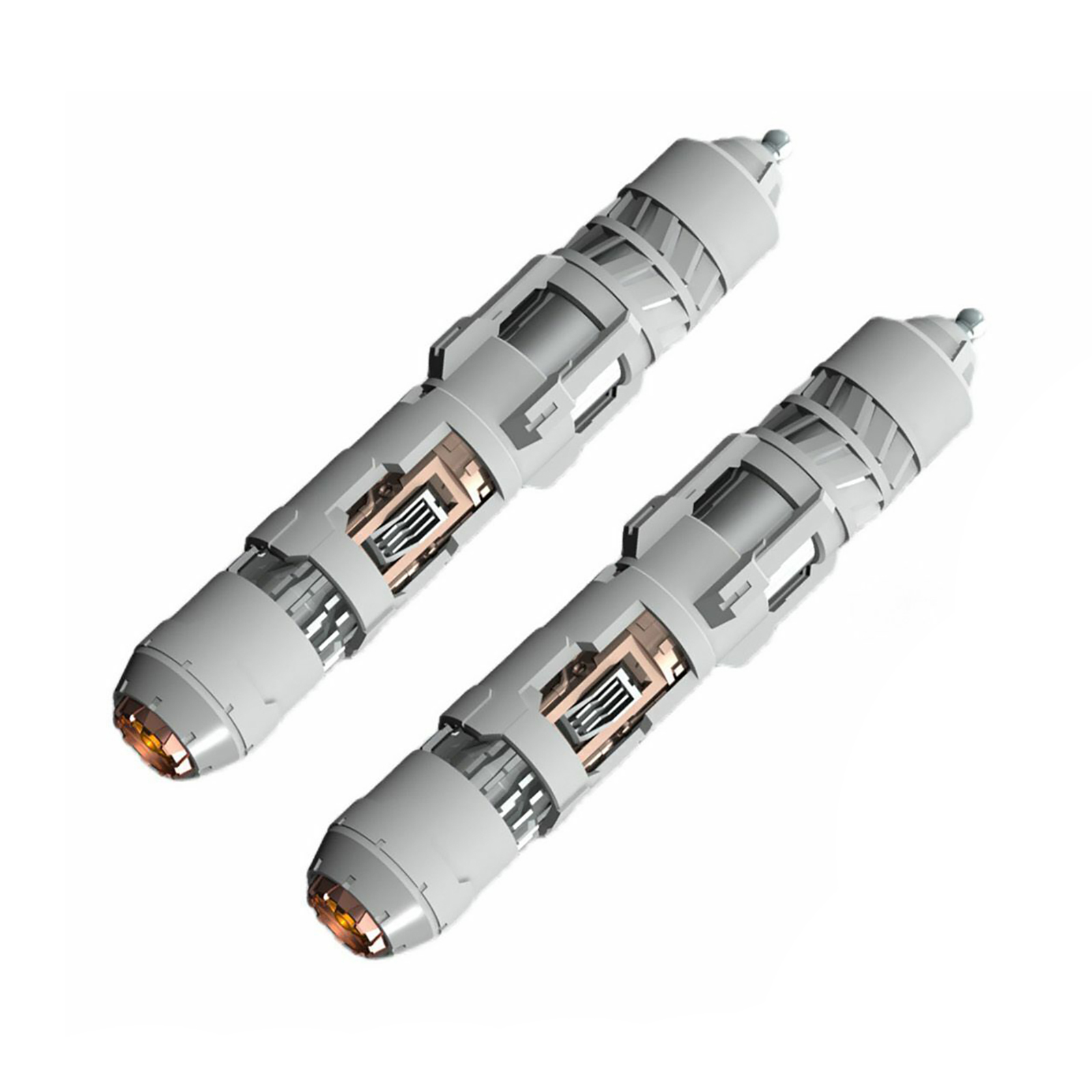Model Kit Non Gundam - 2Pc 3D Printed Fuel Tank Kit