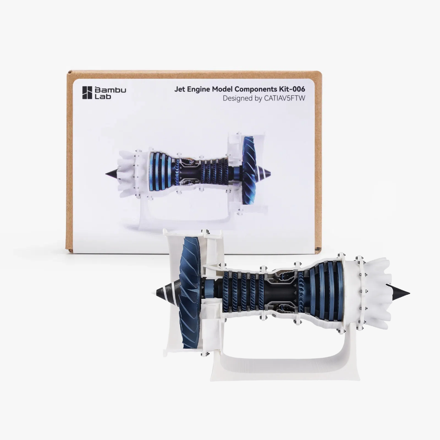 Model Kit Jet Engine - For Bambu Lab Jet Engine Model