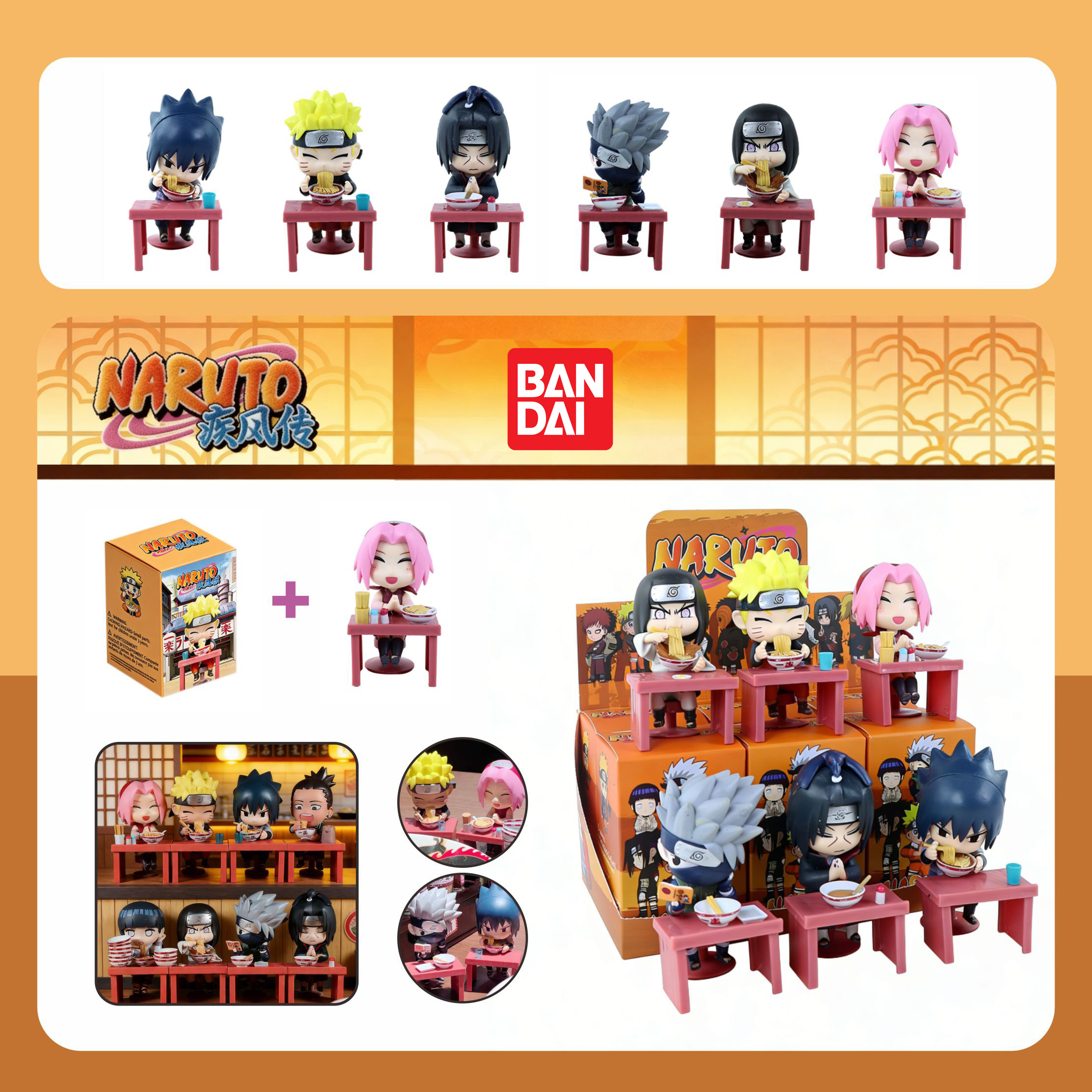 Model Kit Naruto - Naruto Shippuden Blind Box - Ramen