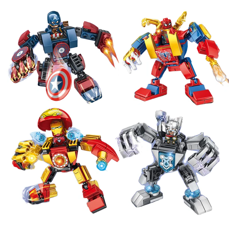 Model Kit Armored Core - Blind box Mini Marvel Building Blocks