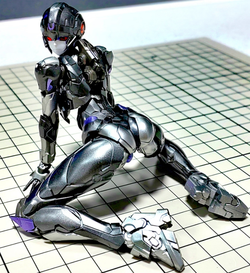 Model Kit Transformers - [Repaired Version] MD002B Black Arcee Premium