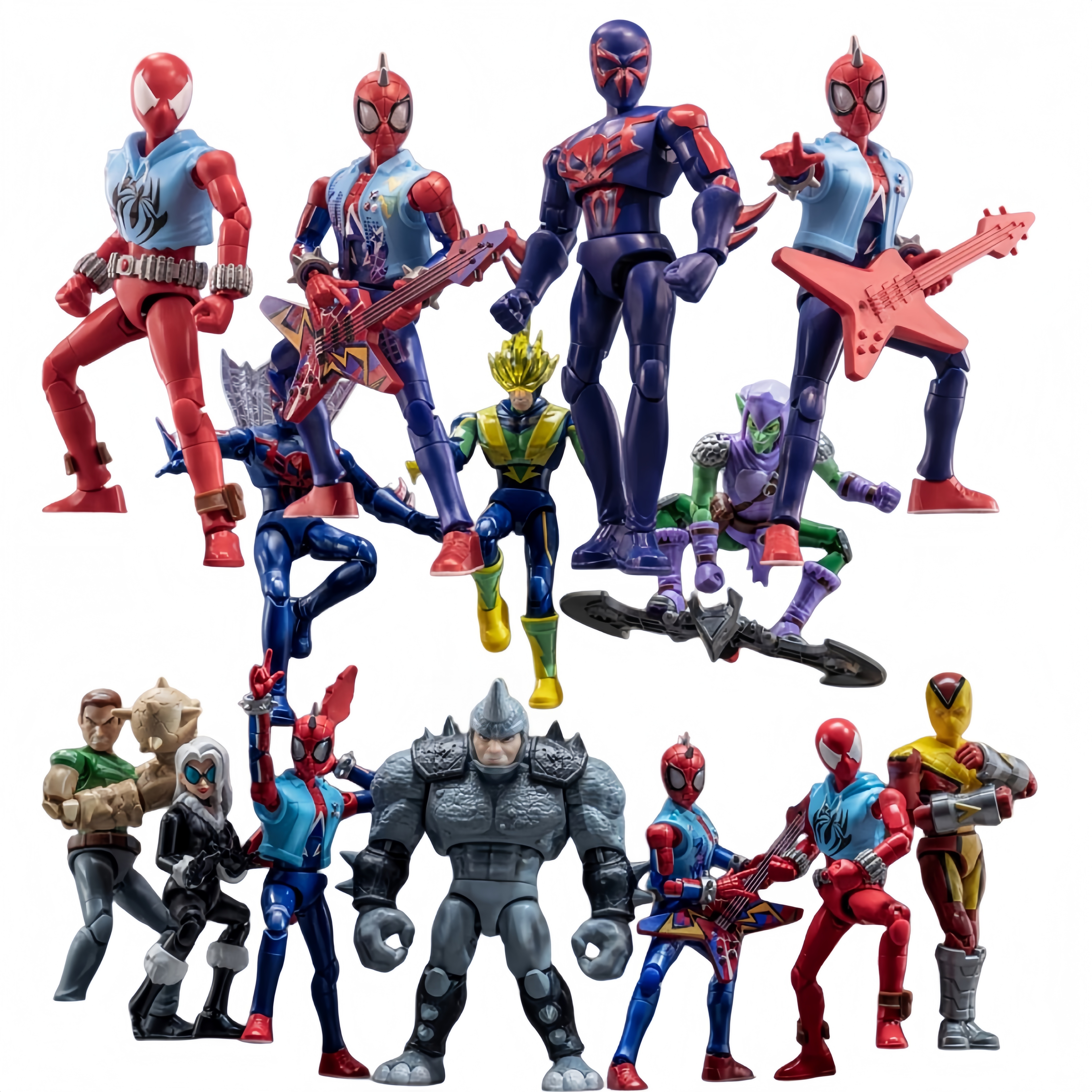 Model Kit Action Figure - Blokees Heroes Galaxy Version 06 Spider-Verse