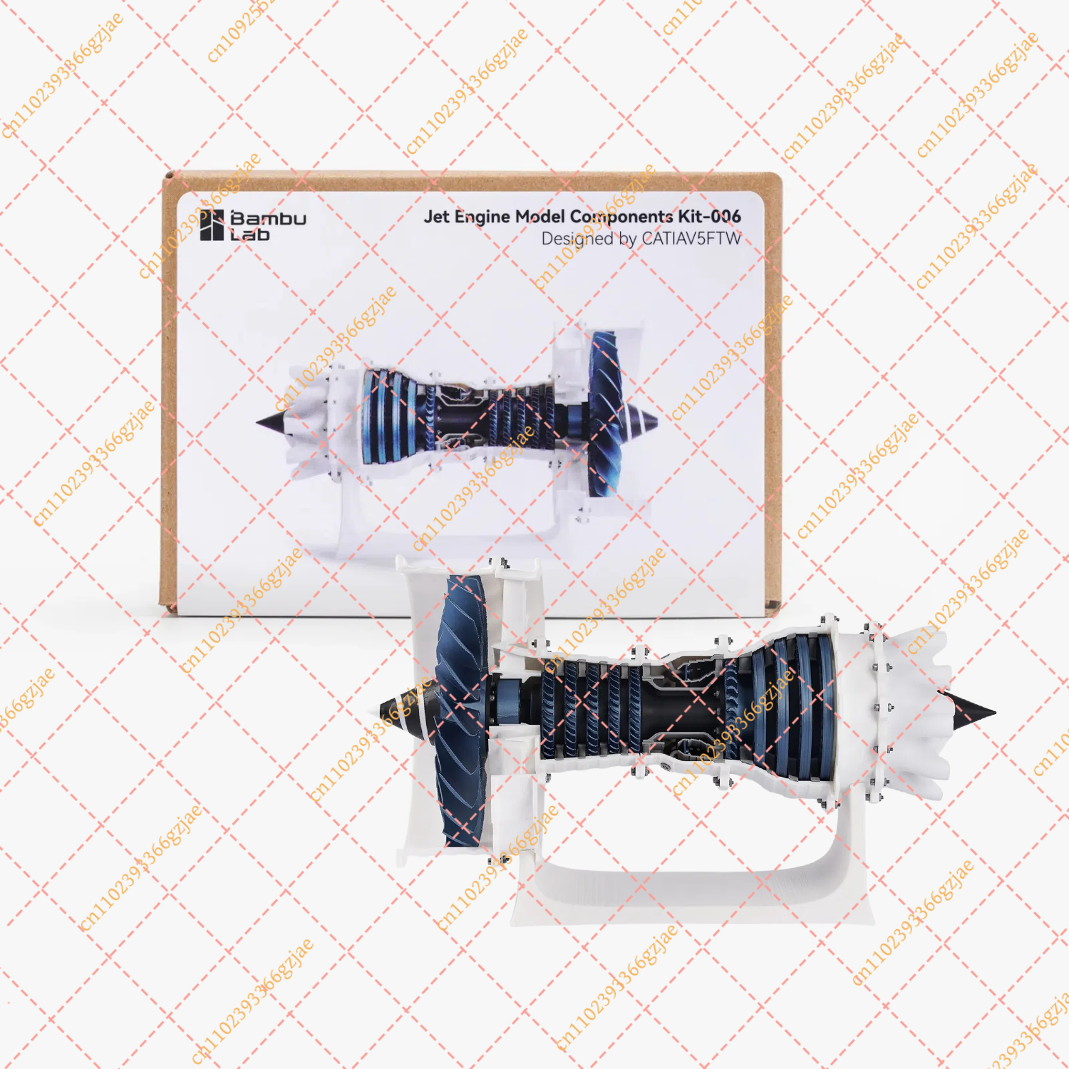 Model Kit Jet Engine - For Bambu Lab Jet Engine Model