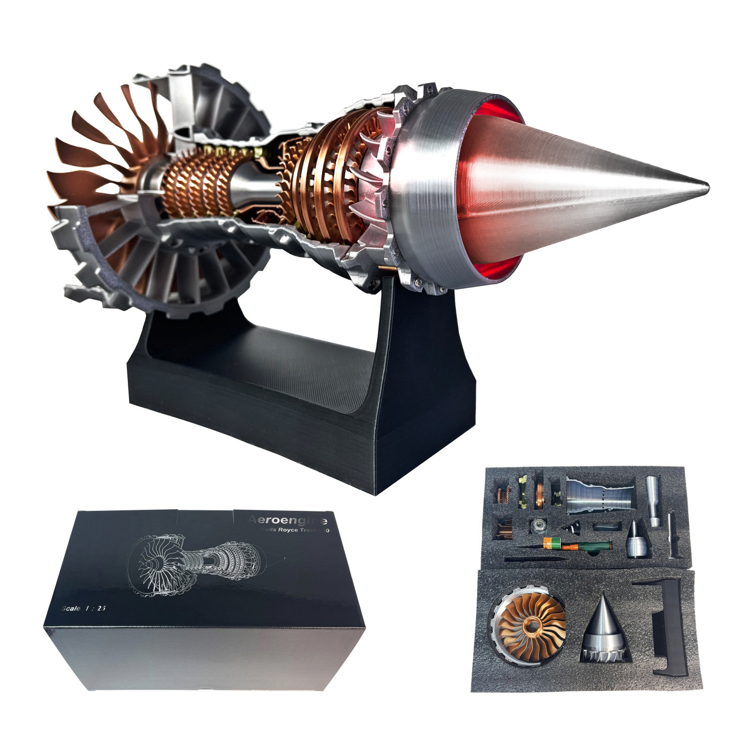 DIY Turbofan Jet Engine Model  – Model Kit Jet Engine Bewertung und Preis