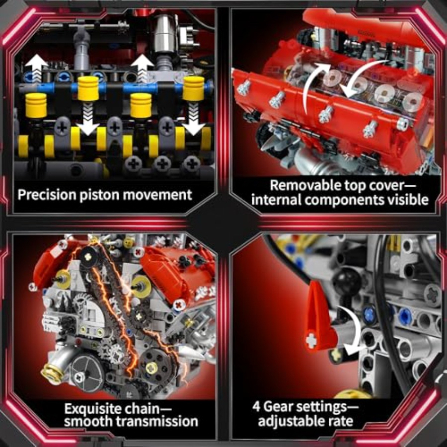 V8 Engine Model Kit for Desk D – Model Kit V8 Engine Bewertung und Preis