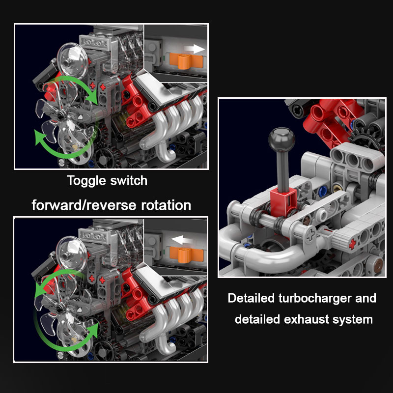 10225 High-Torque Vehicle V8 E – Model Kit V8 Engine Bewertung und Preis