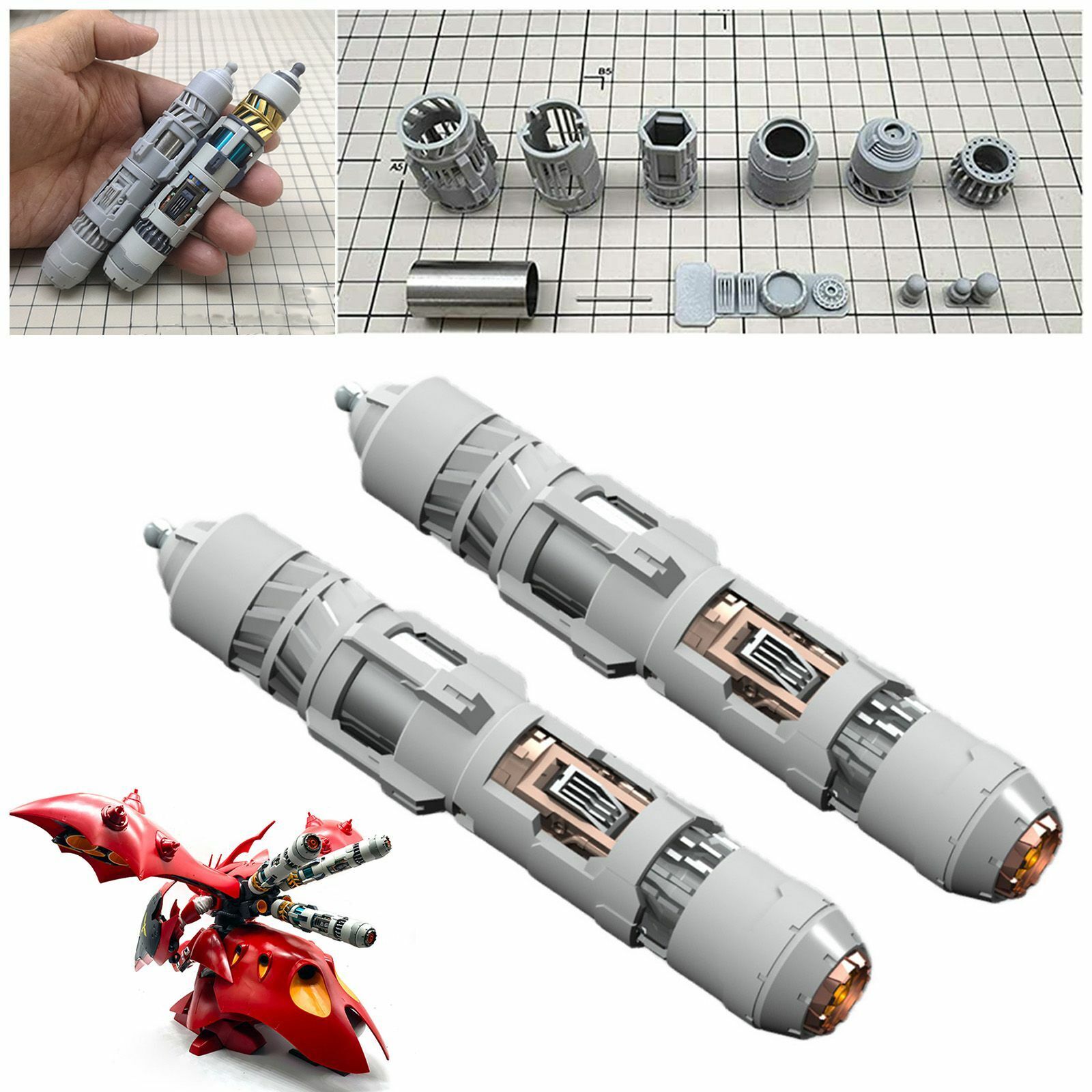 2Pc 3D Printed Fuel Tank Kit F – Model Kit Non Gundam Bewertung und Preis