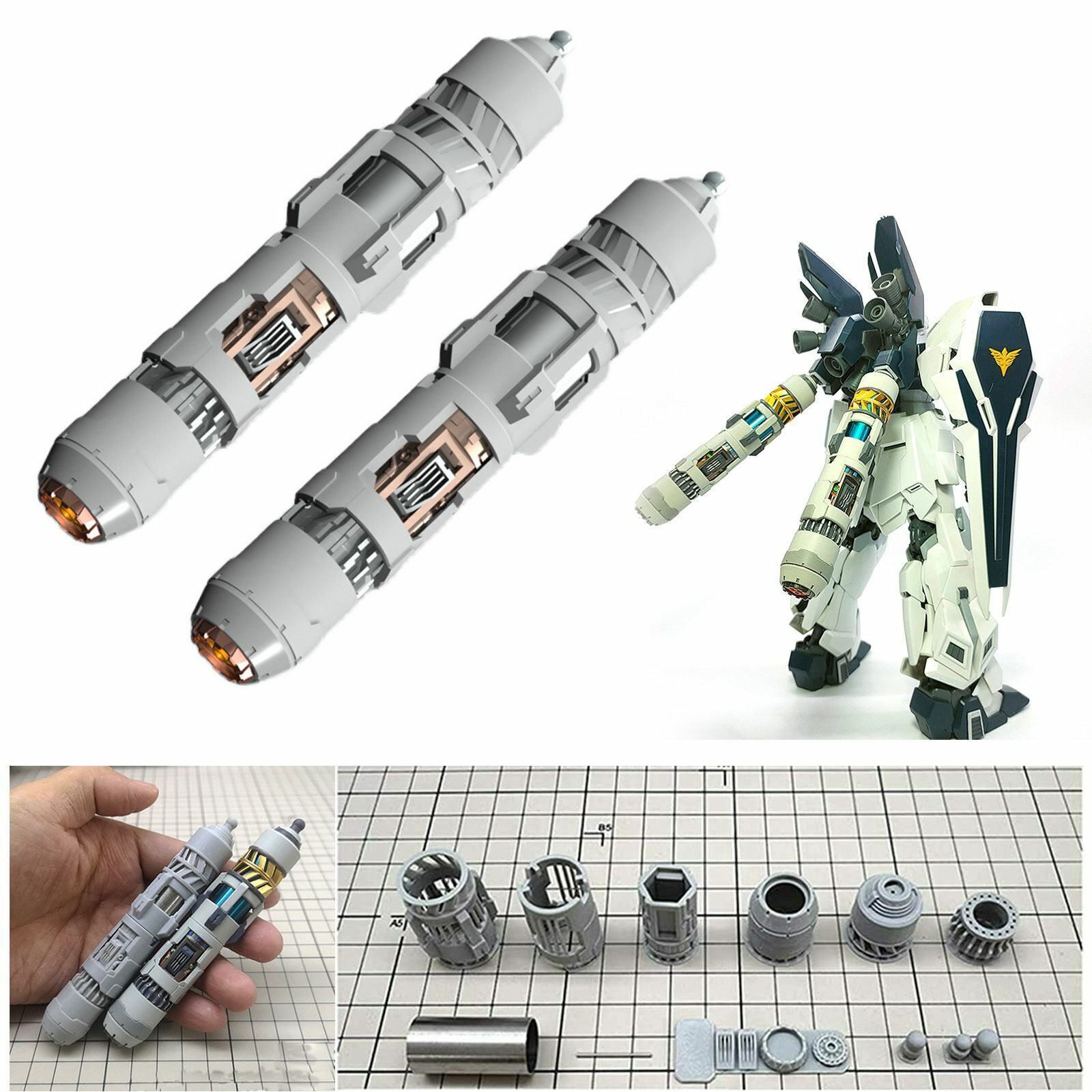 2Pc 3D Printed Fuel Tank Kit F – Model Kit Non Gundam Bewertung und Preis