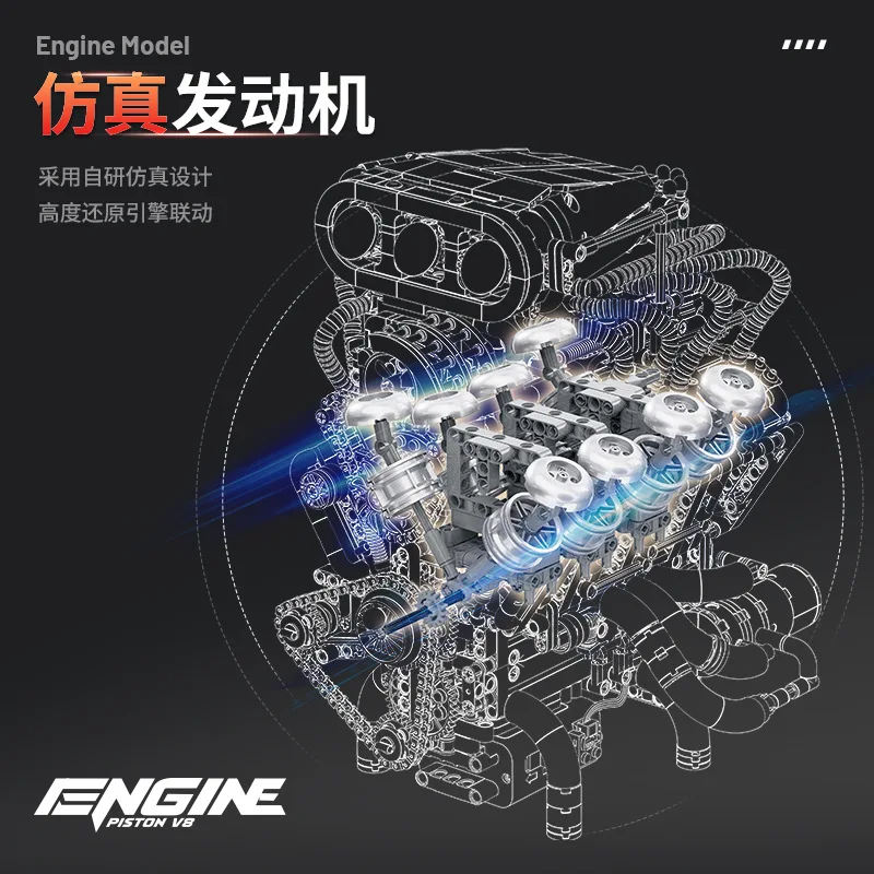 V8 Engine Model Building Kit,  – Model Kit V8 Engine Bewertung und Preis