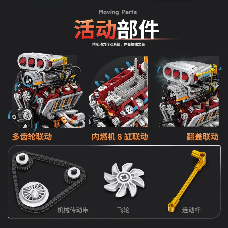V8 Engine Model Building Kit,  – Model Kit V8 Engine Bewertung und Preis