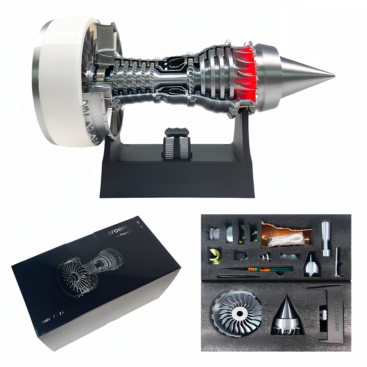 3D Printed Turbine Engine Mode – Model Kit Jet Engine Bewertung und Preis