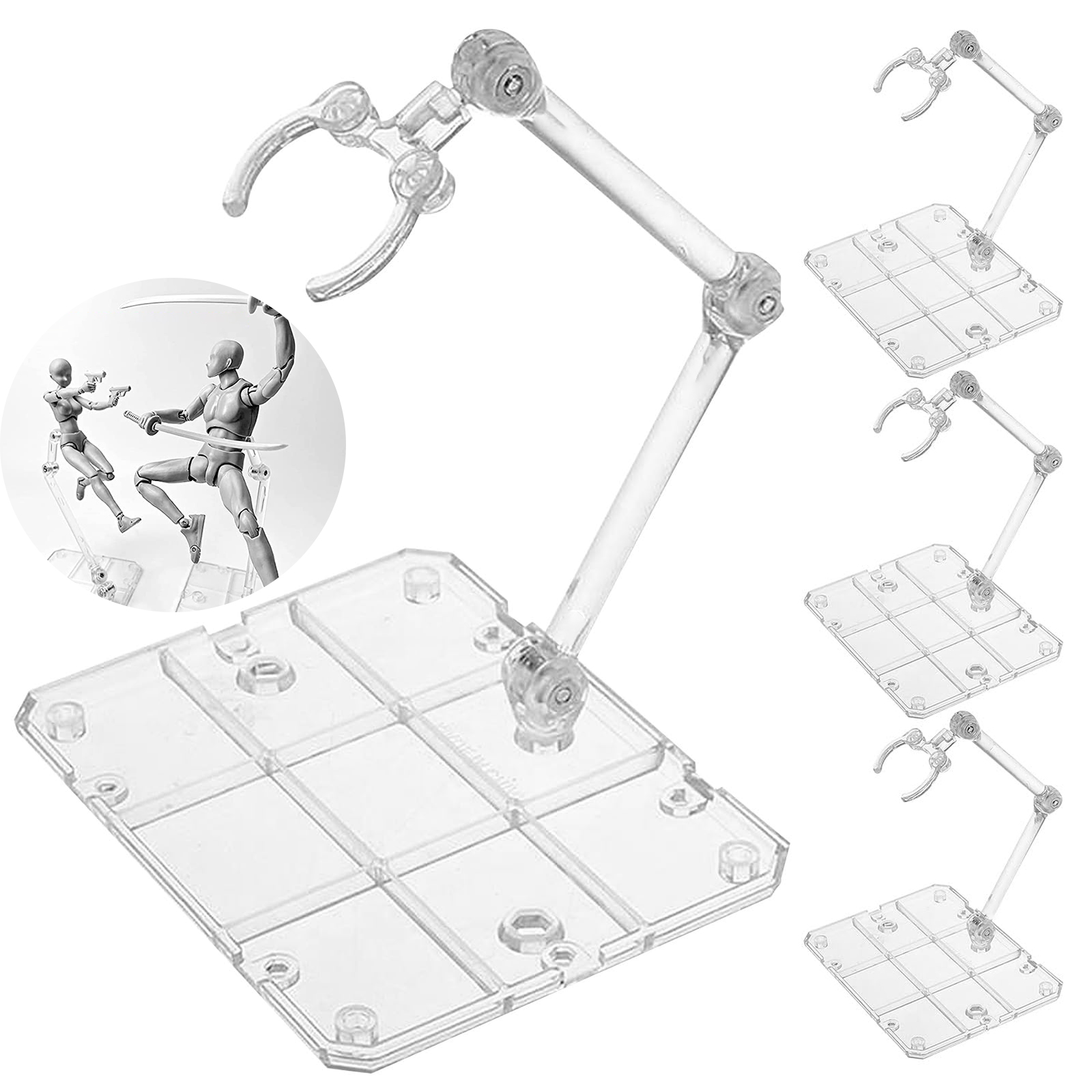 Clear Action Figure Stand,Asse – Model Kit Gunpla Bewertung und Preis
