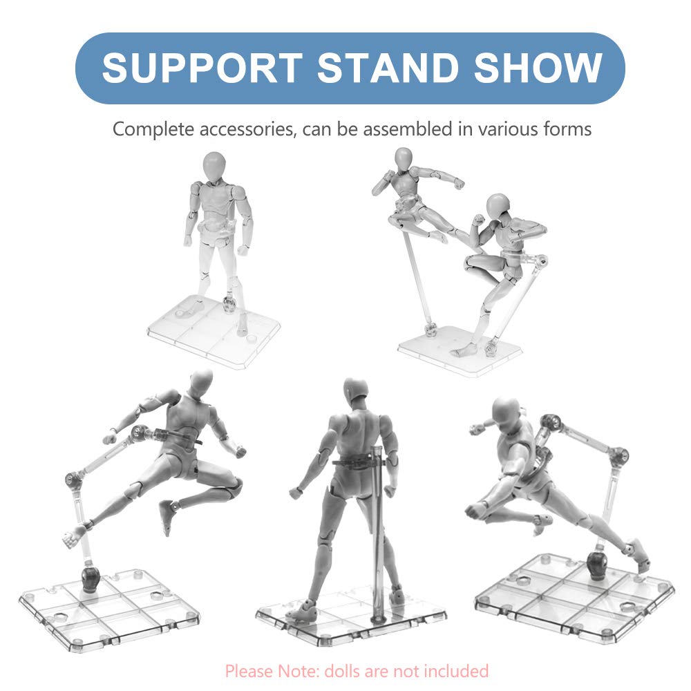 Clear Action Figure Stand,Asse – Model Kit Gunpla Bewertung und Preis