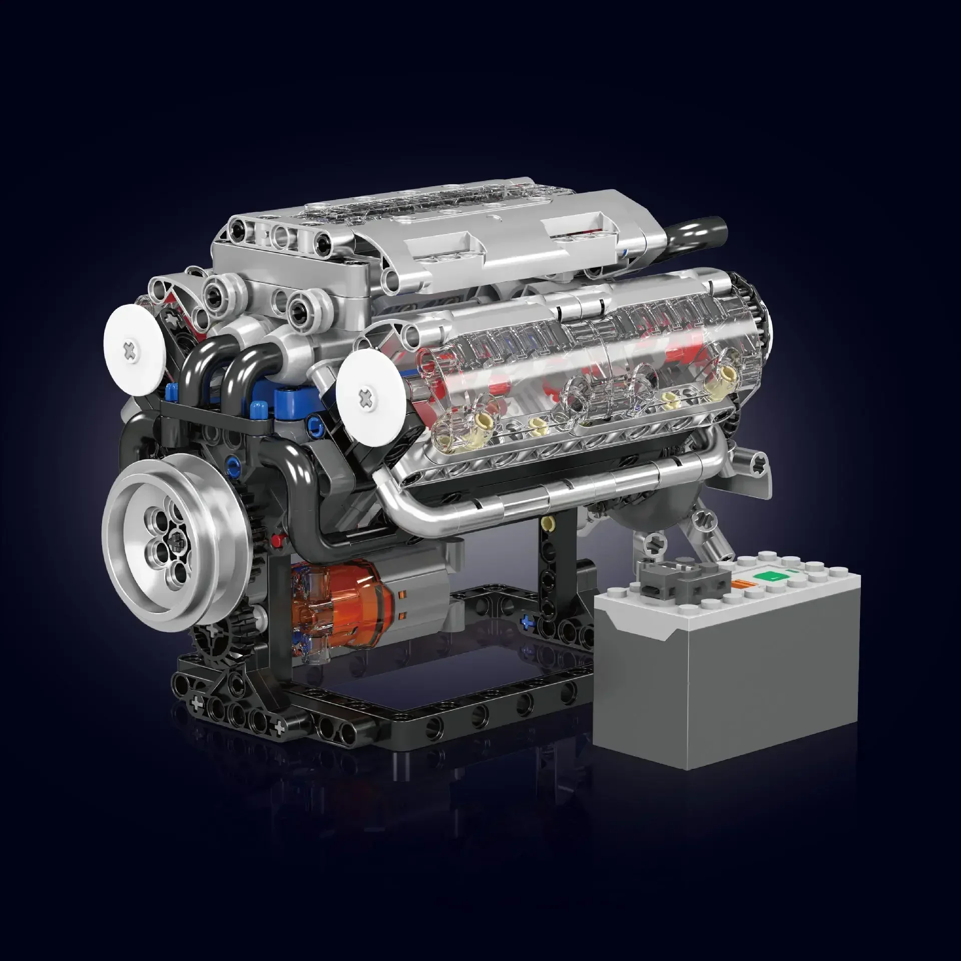 Mould King V8 Engine Building  – Model Kit V8 Engine Bewertung und Preis