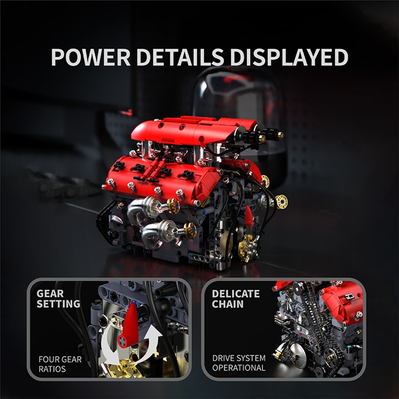 T5011 V8 Turbo Engine Model El – Model Kit V8 Engine Bewertung und Preis