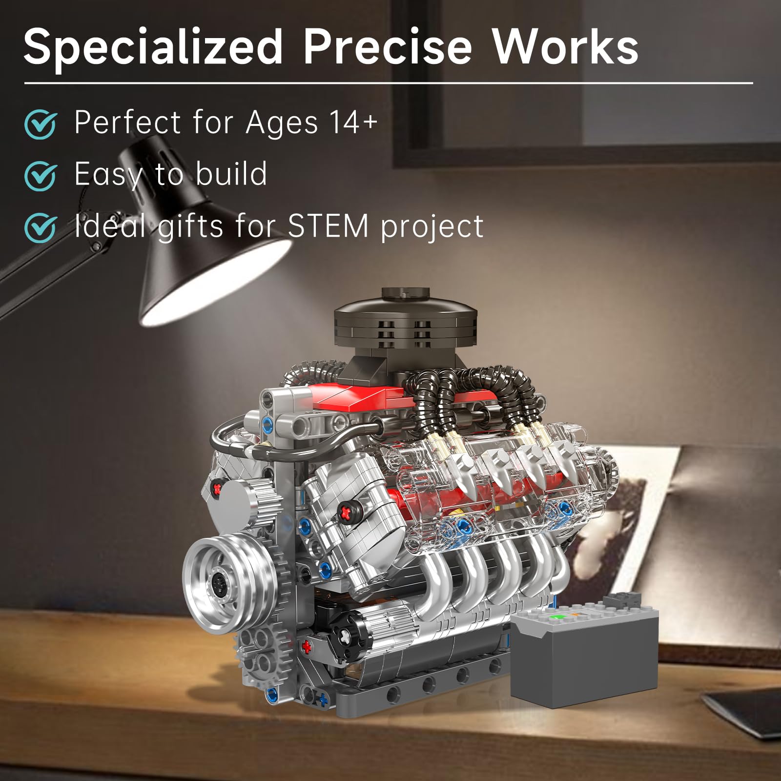 V8 Engine Building Blocks Sets – Model Kit V8 Engine Bewertung und Preis