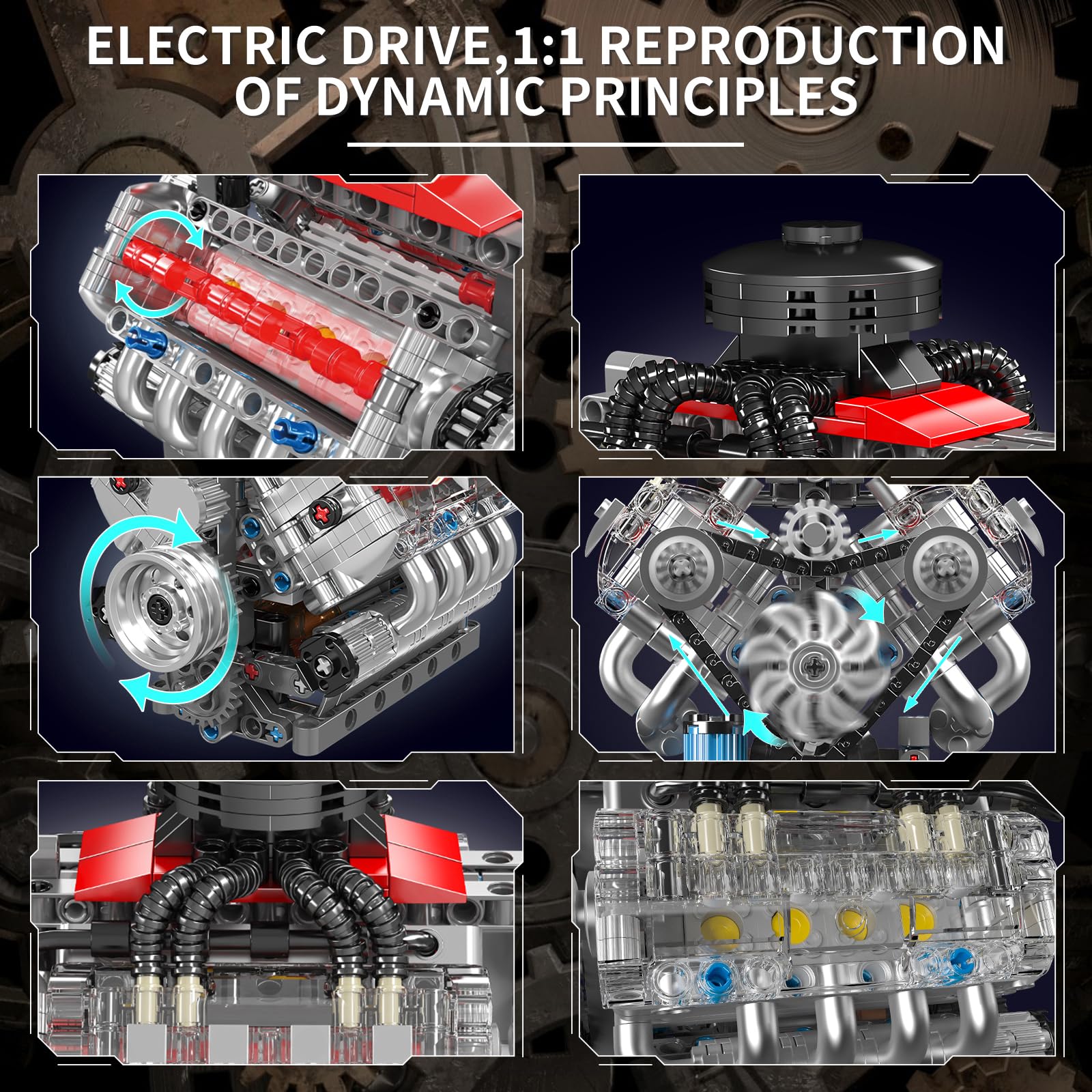 V8 Engine Building Blocks Sets – Model Kit V8 Engine Bewertung und Preis