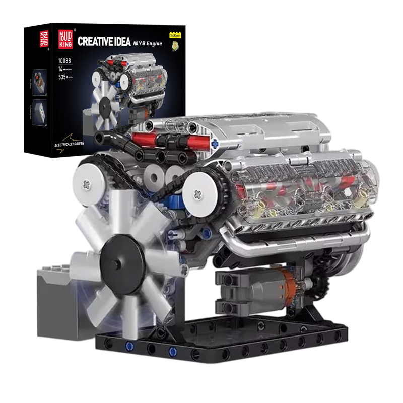 MOULD KING 10088 V8 Engine Bui – Model Kit V8 Engine Bewertung und Preis