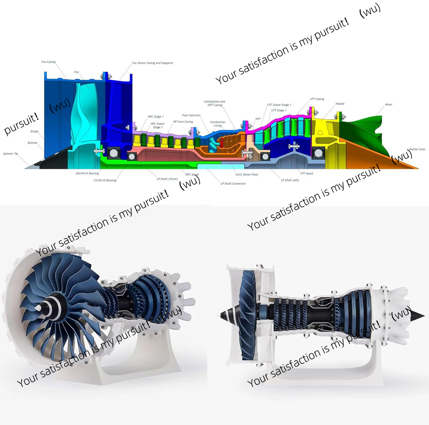 For Bambu Lab Makerworld MH006 – Model Kit Jet Engine Bewertung und Preis