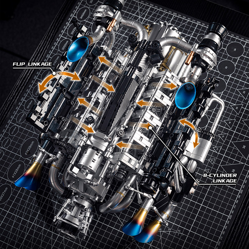 Electric Batmobile V8 Engine B – Model Kit V8 Engine Bewertung und Preis